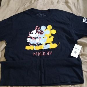 Mickey t shirt black L